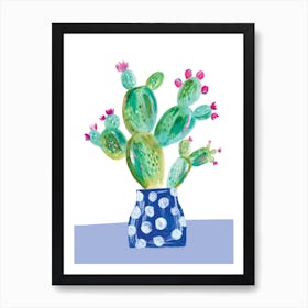 Painted Prickly Pear Art Print