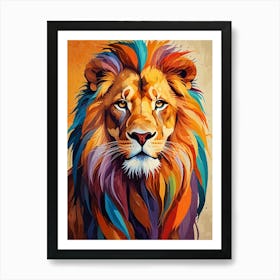 Lion Painting 1 Art Print