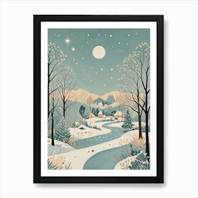 Winter Landscape Art Print