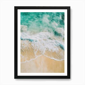 Aerial View Of The Beach 9 Art Print