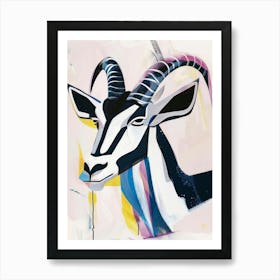 Antelope Canvas Print 2 Art Print