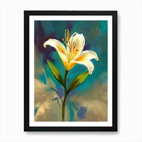 White Lily Art Print