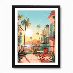 Limassol Cyprus 1 Illustration Art Print