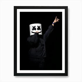 Marshmello Mls All Star Concert Art Print