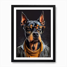 Dachshund animal dog Art Print