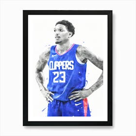 Lou Williams Los Angeles Clippers Art Print
