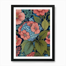 Hydrangeas Art Print