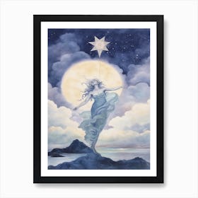 Aphrodite Blue Dream Painting Art Print