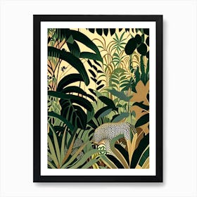 Jungle Patterns 2 Rousseau Inspired Art Print