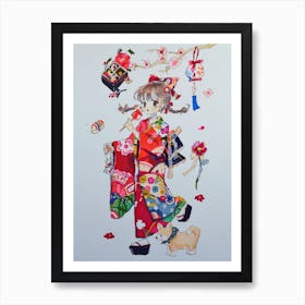 Kimono Art Print