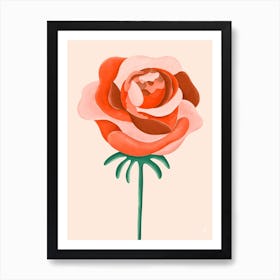 Anatomy Of A Rose Art Print