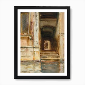 Venetian Walkway Art Print