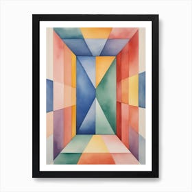 Belowe And Above 01 Art Print