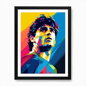 Legend Soccer Player 4 Art Print