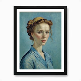 Portrait Of A Woman Art Print