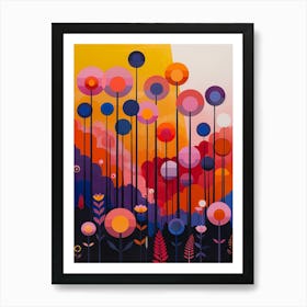 Flowers In The Sky Art Print