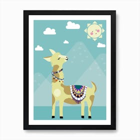 Kids Alpaca II Art Print