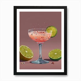 Cocktail Art Print