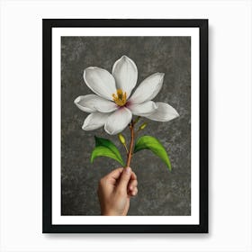 Magnolia Flower 1 Art Print