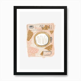 Laundry Machine Art Print