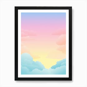 Sky With Clouds Art Print