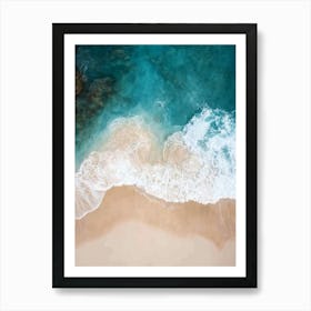 Beach - Beach Stock Videos & Royalty-Free Footage Art Print