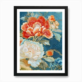 Chinese Flower Painting 12 Art Print