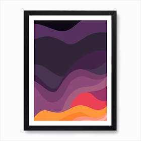 Abstract Wave Painting Art Print