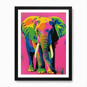 Elephant - Pop Art Art Print