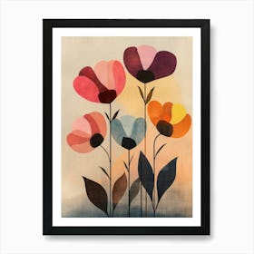 Flowers Canvas Print 3 Art Print