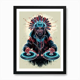 Dj Dj 2 Art Print