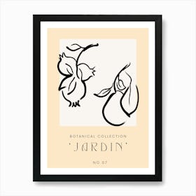 Botanical Collection Garden No 7 1 Art Print