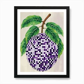 Mosaic Fruit Art Print