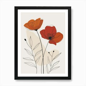 Poppies 75 Art Print