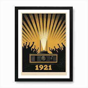 Aihrgdesign A Vintage Poster Celebrating The First Radio Spor 540231a5 00ac 45d7 9182 37e39b95a698 0 Póster