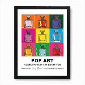 Poster Perfume Bottle Pop Art 4 Art Print