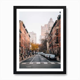 Soft Spruce Street Art Print