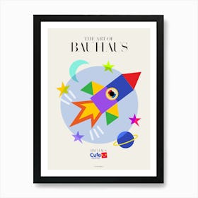 BAUHAUS FOR KIDS | ROCKET Art Print