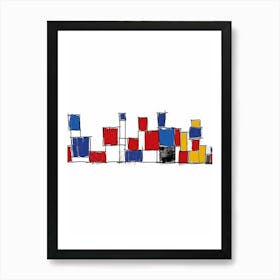 London Skyline Art Print