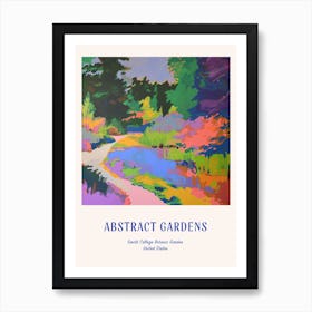 Colourful Gardens Smith College Botanic Garden Usa 4 Blue Poster Art Print