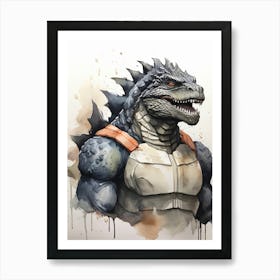 Godzilla 9 Art Print