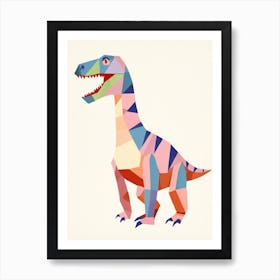 Nursery Dinosaur Art Allosaurus 2 Art Print