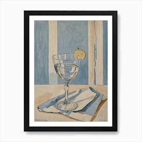 Glass Of Water no2 Art Print