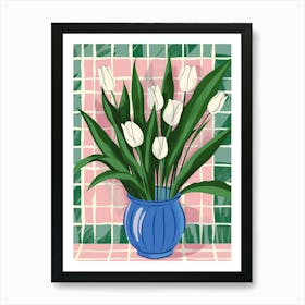 Tulips In A Vase 18 Art Print