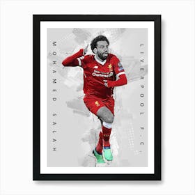 Mohamed Salah Liverpool Fc Sport Art Print