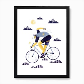 Pro Cycling Art Print