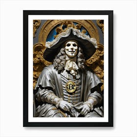 Anonymous Satoshi Art Print