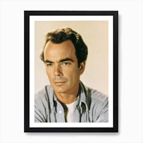 Dean Stockwell Retro Collage Movies Art Print