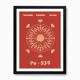 Pu 239 Unofficial Movie Art Print