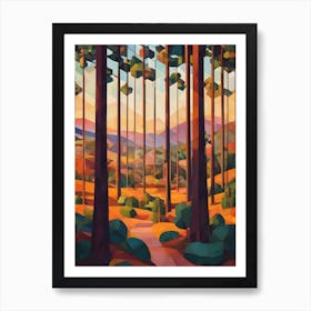 Abstract Of A Forest Art Print